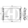 DIEDERICHS 8109208 Radiator, engine cooling